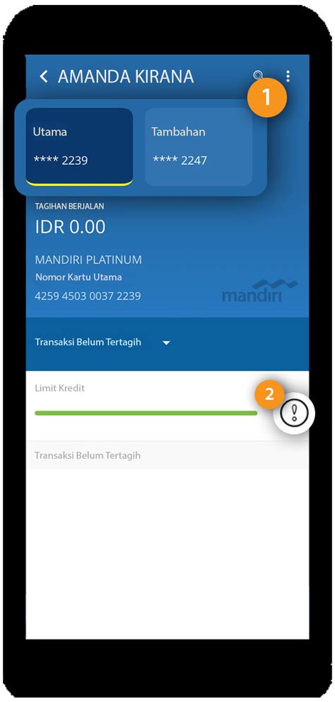 Kondisi finansial tidak sesuai dengan kriteria bank. Cara Cek Limit dan Histori Transaksi Mandiri Kartu Kredit