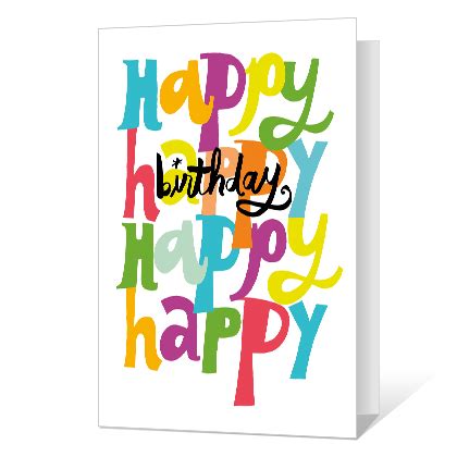 Happy Happy Birthday Birthday Cards | Birthday card sayings, Birthday printables, Birthday card ...