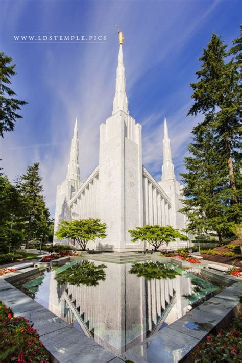 Portland Temple Morning Vertical Lds Temple Pictures