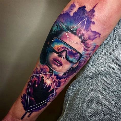 Amazing Watercolor Woman Sleeve Tattoo Venice Tattoo Art Designs