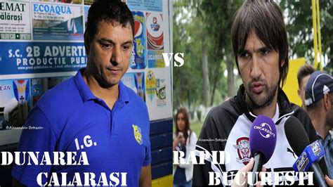 Asociatia fotbal club dunărea 2005 călărași romania. Dunarea Calarasi VS Rapid Bucuresti - Declaratii Dan Alexa ...