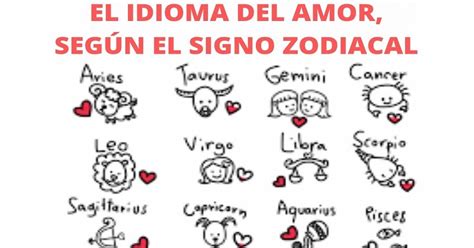 El Idioma Del Amor Seg N El Signo Zodiacal Karmoles