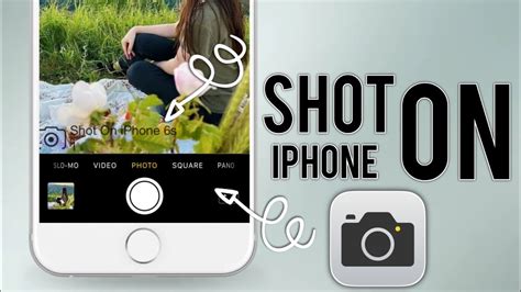 How To Enable Shot On Iphone Watermark How To Enable Iphone Camera