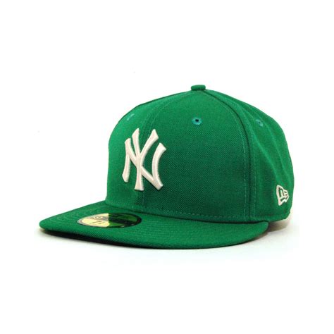 New Era New York Yankees C Dub 59fifty Cap In Green For Men Kelly