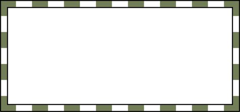 Onlinelabels Clip Art Border Green And White
