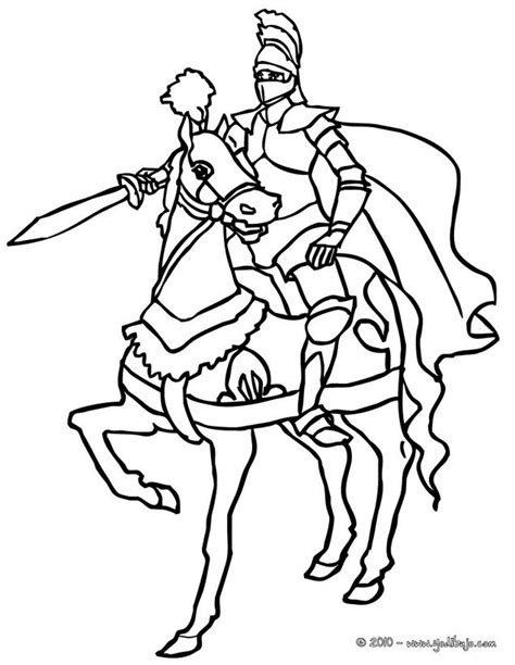 Ver más ideas sobre guerreras medievales, guerreros, diseño de personajes. Guerreros Medievales Para Colorear - Caballero Del ...