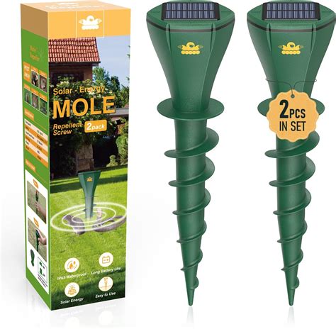 Amazon.com: Mole Killer,Mole Remover Ultrasonic Mole Repellent Solar