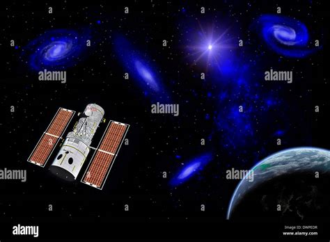 Hubble Telescope Space Technology Hi Res Stock Photography And Images