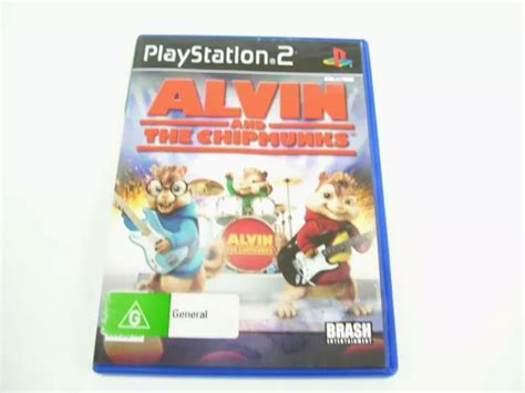 ALVIN & THE Chipmunks Ps2 Game Playstation 2 Brash Entertainment Dvd
