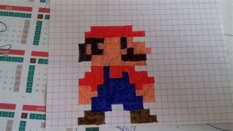Comment Dessiner Mario Facilement Tuto Dessin Pixel Art Youtube Sexiz Pix