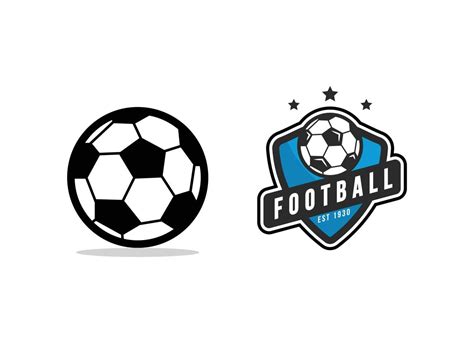 Soccer Football Badge Logo Design Templates 12141976 Vector Art At Vecteezy