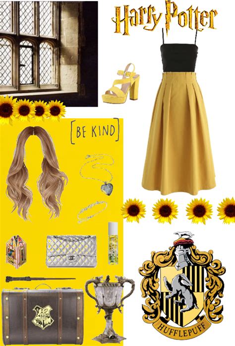 Hufflepuff Cutie Outfit Shoplook In 2023 Harry Potter Outfits