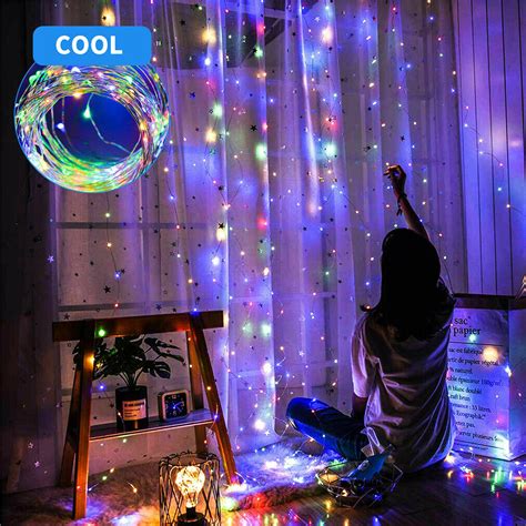 Led Curtain Lights Usb Twinkle Starry Fairy Lights 3mx3m 300 Led