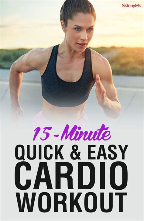 15 Minute Quick And Easy Cardio Workout Workout For Flat Stomach