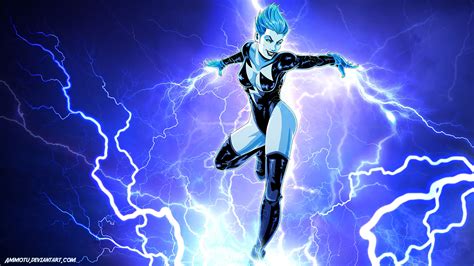 Livewire By Ammotu On Deviantart In 2021 Dc Comics Characters Women