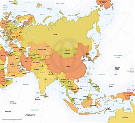 Map Of Asia Picture 88 World Maps