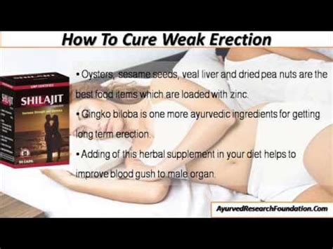 Natural Treatment To Cure Weak Erection Youtube