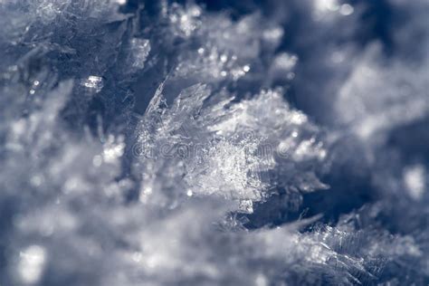 Natural Ice Crystals Stock Photo Image Of Detail Macro 86045108