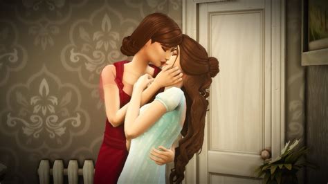 Kiss Me In Secret Lesbian Love Pt Sims Story Youtube