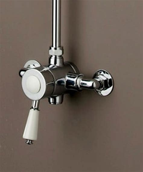 Bristan Colonial Thermostatic Surface Mounted Shower Valve Chrome