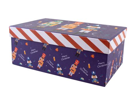 Clear window lid gift boxes can be used for a number of different products but ideal for soaps, bath. Wholesale Christmas Printed Rectangle Gift Boxes | Gem ...