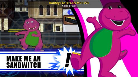Barney For 094cmc V7 Super Smash Bros Crusade Mods