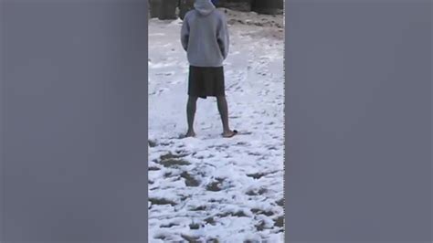 peeing in the snow youtube