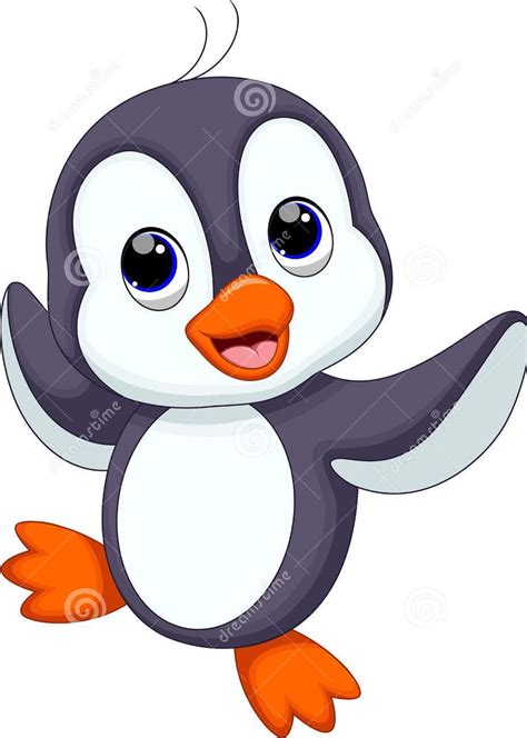 Prancing Penguin Cute Penguins Penguin Cartoon Cute Penguin Cartoon