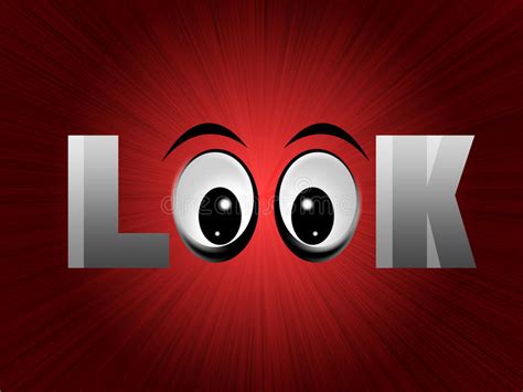 Look word stock illustration. Illustration of eyes, image ...