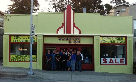 Over 100 stoves on display, more than 50 burning! Wood Stove & Sun - Santa Cruz Construction Guild