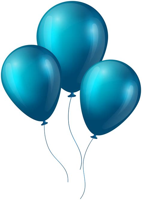 Balloons Birthday Blue