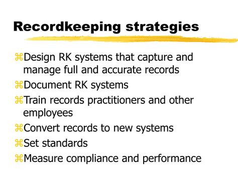 ppt recordkeeping standards powerpoint presentation free download id 311933