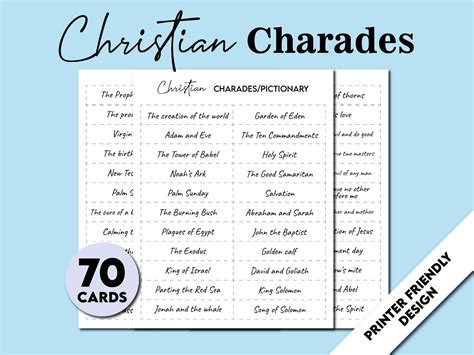 10 Best Printable Charades Movie Lists Artofit