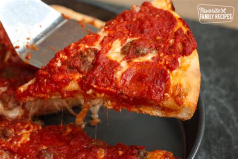 Gino S East Deep Dish Pizza Chicago Style Pizza Copycat Recipe