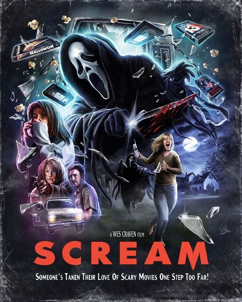Scream Movie Poster Movie Poster Art Movie Art Horror Icons Horror Movie Posters Scary