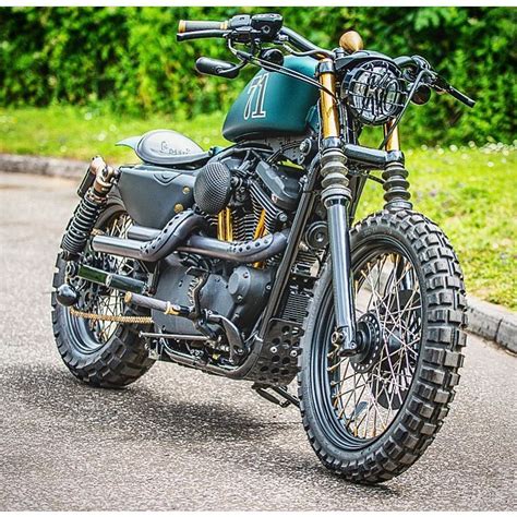 Franky and angel spent 15 years together, and when angel passed, franky wanted an appropriate memorial — and found that with the help of gasoline motor co. "The Great Escape," Sportster Scrambler by Shaw Speed ...