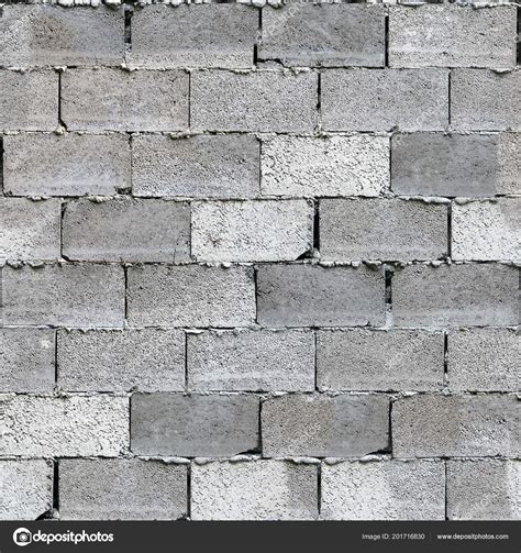 Grey Brick Wall Cinder Block Seamless Texture — Stock Photo © Spritnyuk
