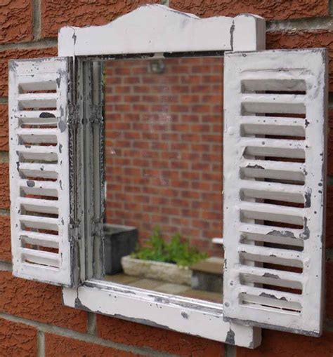 The perfect pick for bringing the rustic charm of modern farmhouse design to your decor, it showcases an open panel design made from metal and wood awash in a distressed white finish. Wooden Wall Mirrors | Metal Wall Art | Contemporary Art ...
