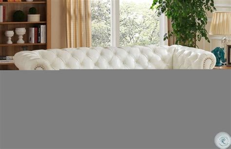 Monaco Pearl White Leather Sofa From Amax Leather Coleman Furniture