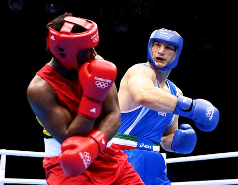 The ancient olympics were rather different from the modern games. London 2012 Olympics - Boxing - Bad Left Hook