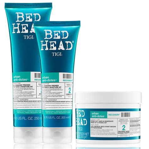 Tigi Kit Bed Head Recovery Shampoo Ml Conditioner Ml Mask Ml