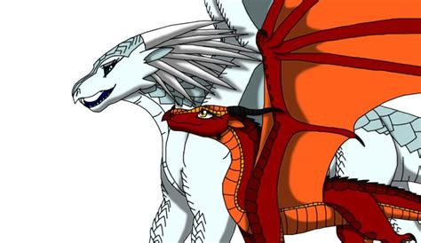 She is the niece of the late ruler queen glacier and cousin to the current queen, queen snowfall. Snowfall and Glow | Wings of fire, Mythological creatures ...
