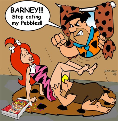 Rule 34 Angry Bad Guy Barney Rubble Caveman Cunnilingus Female Fred