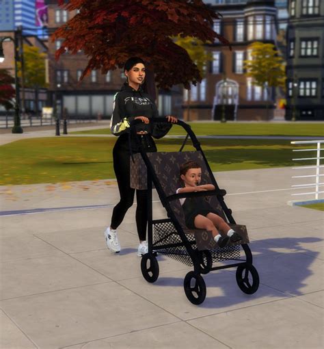 Sims 4 Functional Stroller Mod Saversjza
