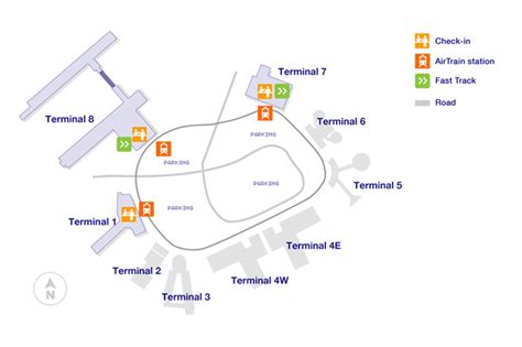 Jfk Parking Map