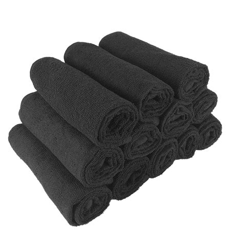 Wholesale Black Spa Hand Towels 16 X 27