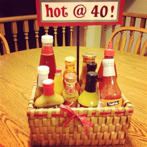 I thought i'd share this fun gift giving idea with you so you can do a similar thing for any other. 40th Bday for someone who likes spice! | 40th birthday ...