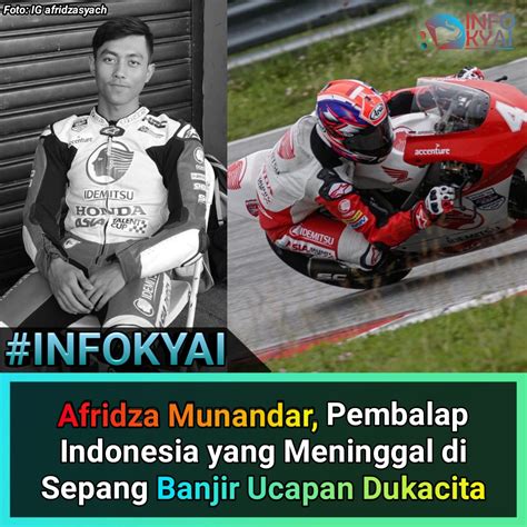 Temukan jawabannya di artikel ini. Afridza Munandar, Pembalap Indonesia yang Meninggal di ...