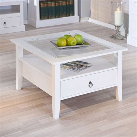 Lift top coffee table is a beautiful and practical table that is designed with a lift top, which can be easily lifted up to have a suitable and comfortable height to use a laptop, write or dine while relaxing on the couch. Square small coffee table Provence Material: Solid wood and glass Dimensions: Height: 45cm Width ...
