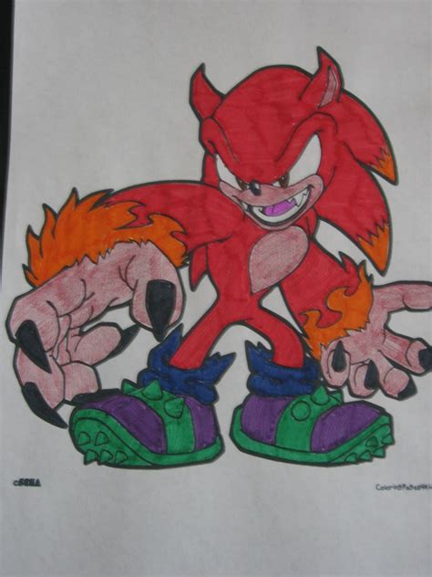 Scorch The Werehog Me Sonic Fan Characters Recolors Are Allowed